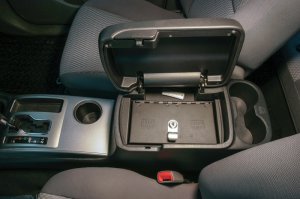 Toyota Tacoma Console Safe - Tuffy Products - W/ Keyed Lock - Black - `05-`15